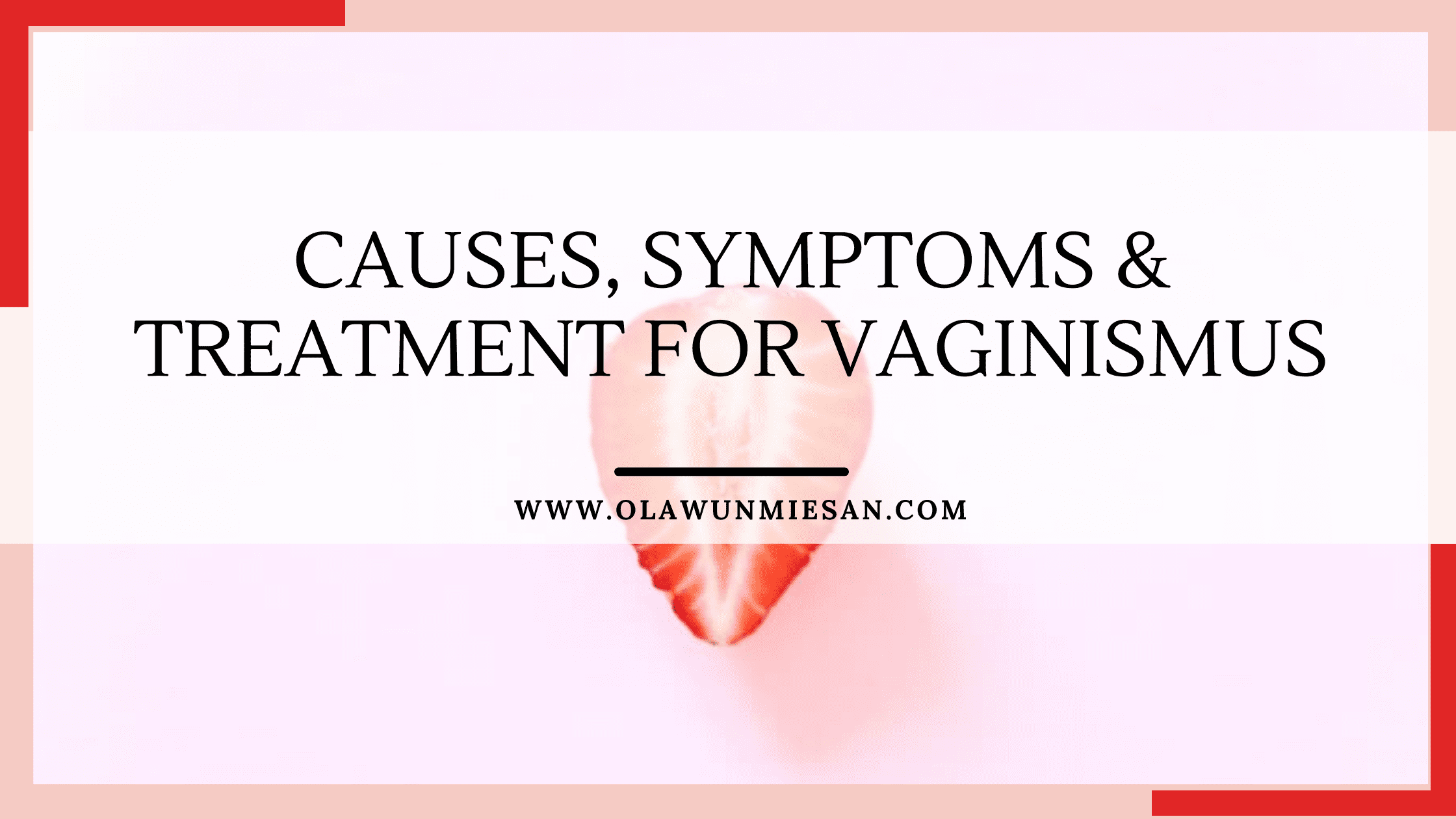 Causes Symptoms Treatments for Vaginismus Sex Therapist and