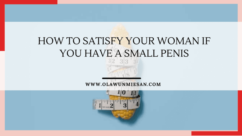 How to satisfy your woman if you have a small penis 1