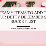 Steamy Items to Add to Your Detty December Sex Bucket List